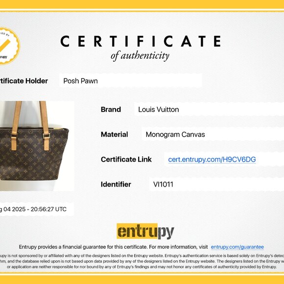 Authentic Louis Vuitton Monogram Canvas Cabas Piano Tote - Picture 10 of 10